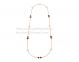 Replica Bvlgari Divas' Dream Sautoir Necklace in Rose Gold with Mother of Pearl and Black Onyx