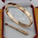 Cartier Love Bracelet Copy Pink Gold Plated Real With Screwdriver