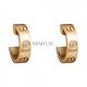 Cartier Love Earrings Replica Yellow Gold With 2 Diamonds Copy B8022900