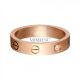 Cartier Love Wedding Band Fake 18K Pink Gold Love Ring with 1 Diamond Copy B4050700