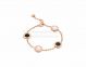 Cheap BVLGARI BVLGARI Bracelet in Pink Gold with Mother of Pearl and Onyx