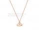 Replica Bvlgari Divas' Dream Rose Gold Openwork Necklace with Rose Gold Pendant with a Central Diamond