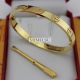 Cartier Love Bracelet Replica Yellow Gold Plated Real With Screwdriver B6035517