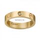Cartier Love Wedding Band Fake 18K Yellow Gold Love Ring with 1 Diamond Copy B4056100