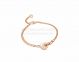 Cheap BVLGARI BVLGARI Cuore Rose Gold Bracelet with Mother of Pearl