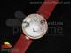 Les Heures Fabuleuses de Cartier RG White Textured Dial on Red Leather Strap ISA Quartz